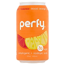 Perfy Blood Orange Yuzu Adaptogenic + Nootropic Soda, 355 ml