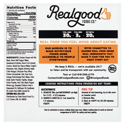 Realgood Foods Co. Lasagna Bowl 9 Oz, Meals & Entrees