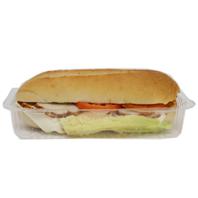 Fresh Made Turkey Cheese Sub, Sold Cold, 8 oz
