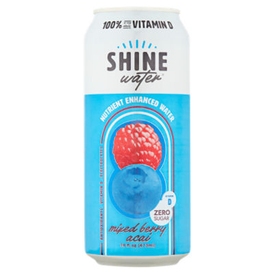 ShineWater Mixed Berry Acai Nutrient Enhanced Water, 16 fl oz