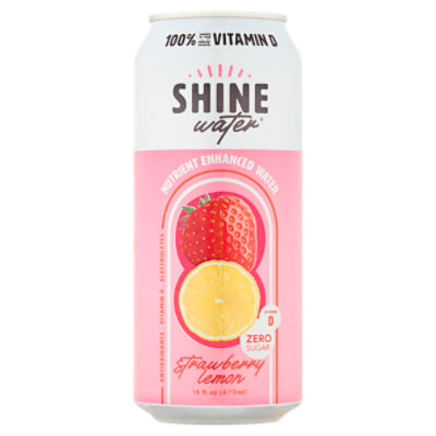 ShineWater Strawberry Lemon Nutrient Enhanced Water, 16 fl oz