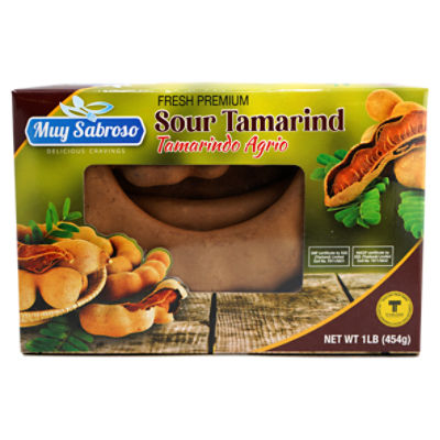 Muy Sabroso Fresh Premium Sour Tamarind, 1 lb