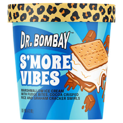 Dr. Bombay S'More Vibes Marshmallow Ice Cream, one pint