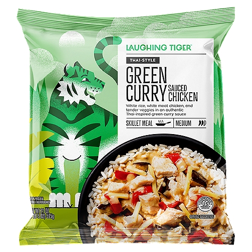 Laughing Tiger Thai-Style Sauced Chicken Green Curry, 21 oz