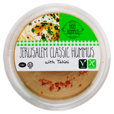 Holy Hummus Jerusalem Classic Hummus with Tahini, 16 oz