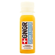 GNGR Vitamin D Booster Organic Ginger & Turmeric Shot, 2 fl oz