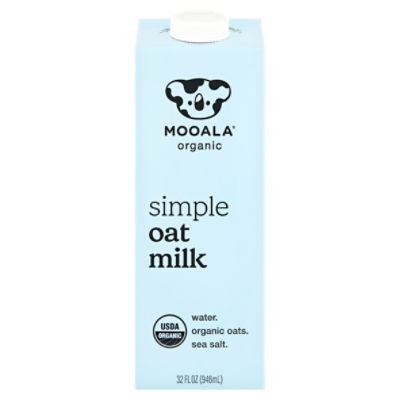 Mooala Organic Simple Oat Milk, 32 fl oz