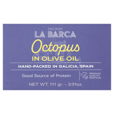 La Barca Octopus in Olive Oil, 3.91 oz