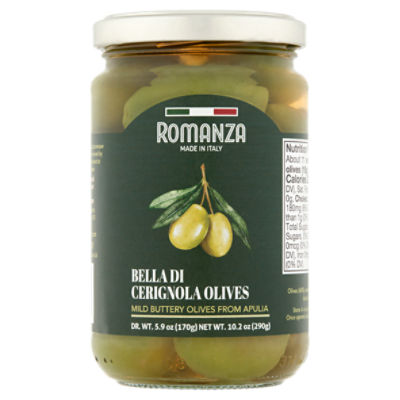 Romanza Bella Di Cerignola Olives, 10.2 oz