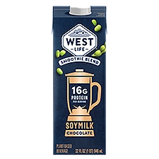 West Life Smoothie Blend Soymilk Chocolate Plant-Based Beverage, 32 fl oz