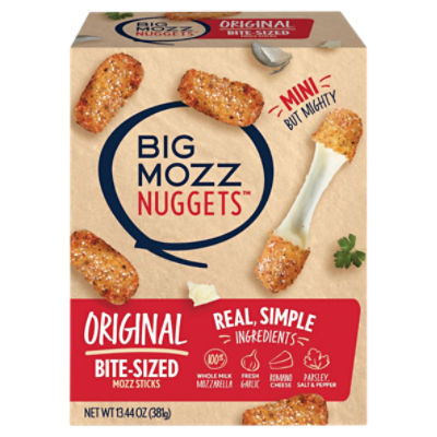 Big Mozz Nuggets Original Bite-Sized Mozz Sticks, 13.44 oz