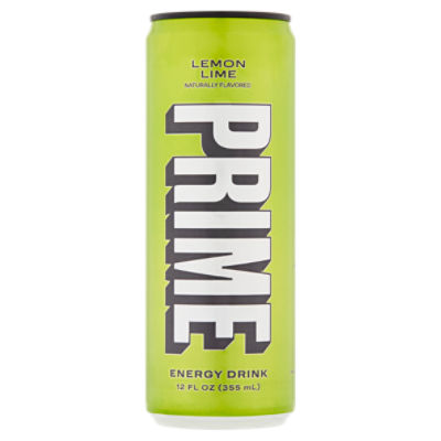 Prime Lemon Lime Energy Drink, 12 fl oz