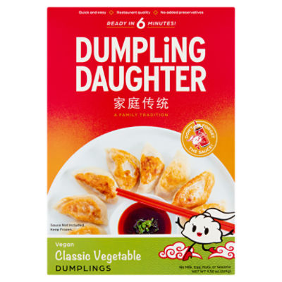 Dumpling Daughter Classic Vegetable Dumplings, 9.50 oz