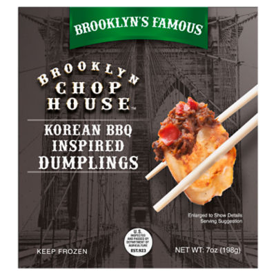 Brooklyn Chop House Korean BBQ Inspired Dumplings, 7 oz