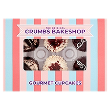 The Original Crumbs Bakeshop Best Sellers Gourmet Cupcakes Classic Size, 6 count, 12 oz