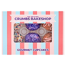 The Original Crumbs Bakeshop Fan Favorites Gourmet Cupcakes Classic Size, 6 count, 12oz