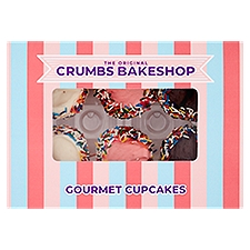 The Original Crumbs Bakeshop Sprinkle Pack Gourmet Cupcakes Classic Size, 6 count, 12 oz