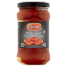 Riconi Red Sweet Cherry Pepper, 10.2 oz