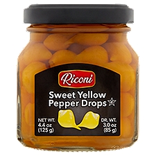 Riconi Sweet Yellow Pepper Drops, 4.4 oz