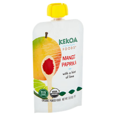 Kekoa Foods Mango Paprika Organic Pureed Food, 3.5 oz