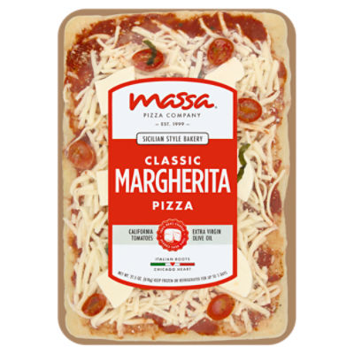 Massa Classic Margherita Pizza, 21.5 oz