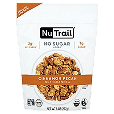 NuTrail Cinnamon Pecan Nut Granola, 8 oz