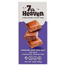 7th Heaven Caramel and Sea Salt Oat Milk Chocolate Confection