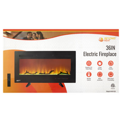 BEYOND HEAT 36in Electric Fireplace