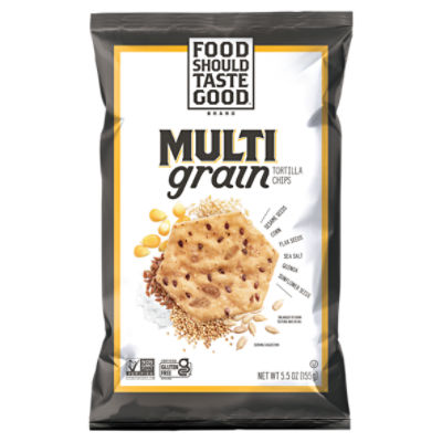 Food Should Taste Good Multi Grain Tortilla Chips, 5.5 oz