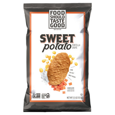 Food Should Taste Good Sweet Potato Tortilla Chips, 5.5 oz