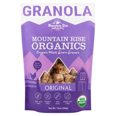 Mountain Rise Organics Original Organic Whole Grain Granola, 13 oz