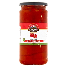 Farma Foods Roasted Red Peppers, 24 oz