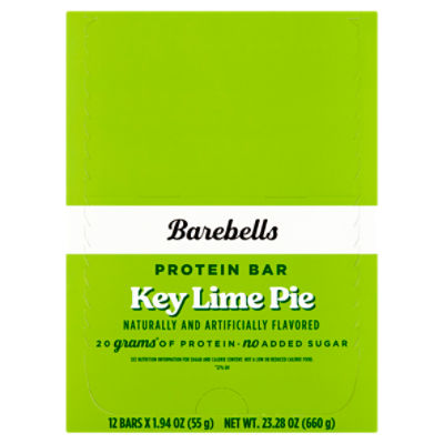 Barebells Key Lime Pie Protein Bar, 1.94 oz, 12 count