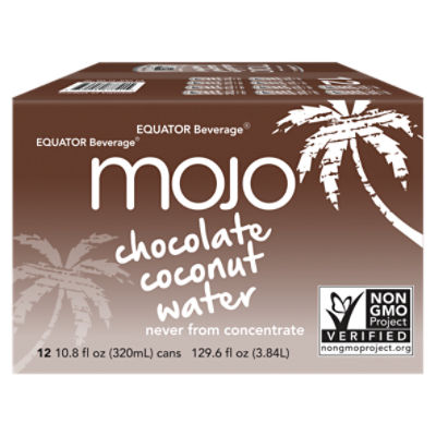 MOJO Chocolate Coconut Water, 12-pack
