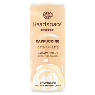 Headspace Oatmilk Latte Cappuccino Coffee, 8.0 fl oz