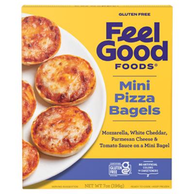 Feel Good Foods Gluten Free Mini Pizza Bagels, 7 oz