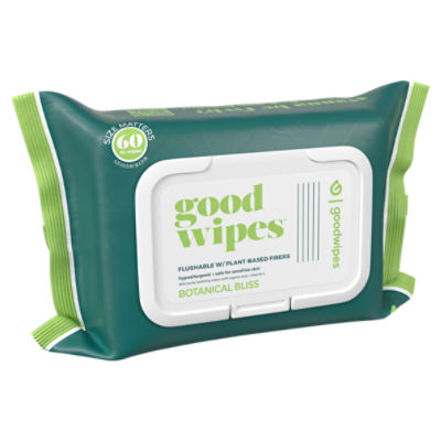 goodwipes Botanical Bliss Wipes, XL, 60 count