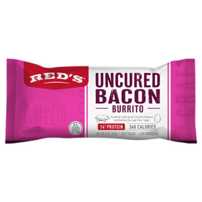 Red's Uncured Bacon Burrito, 5 oz