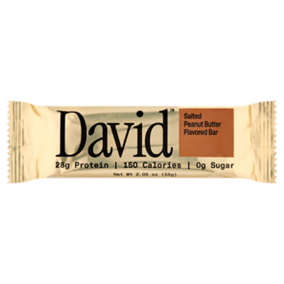 David Salted Peanut Butter Flavored Bar, 2.05 oz