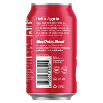 Slice Classic Cola Healthy Soda, 12 fl oz