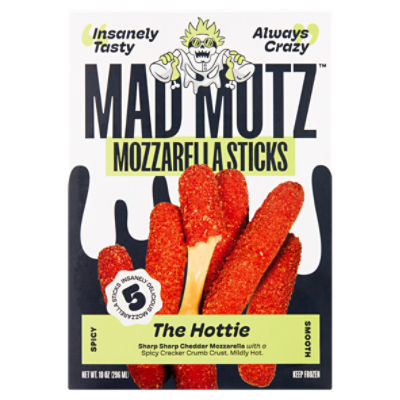 Mad Mutz The Hottie Mozzarella Sticks, 5 count, 10 oz