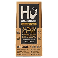Hu Dark Chocolate Almond Butter + Puffed Quinoa, 2.1 Ounce