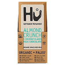 Hu Almond Crunch + Coconut Flakes Milk Chocolate, 2.1 oz