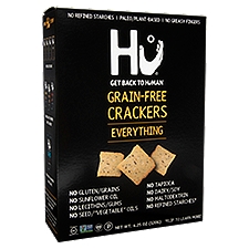 Hu Everything Grain-Free Crackers, 4.25 oz