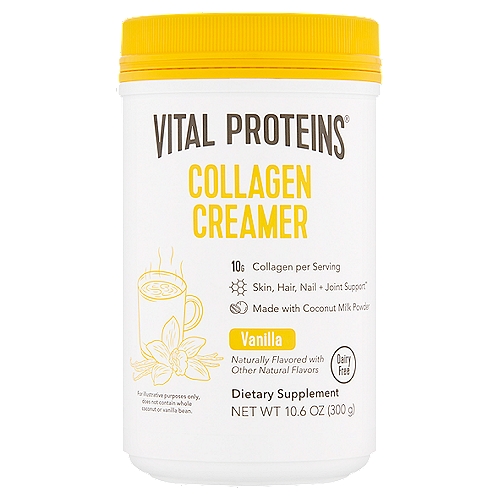 Vital Proteins Vanilla Collagen Creamer, 10.6 oz