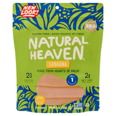 Natural Heaven Hearts of Palm Lasagna, 9 oz