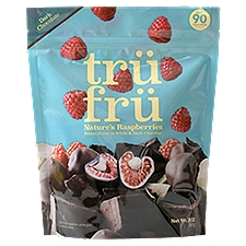 Trü Frü Nature's Raspberries in White & Dark Chocolate, 20 oz