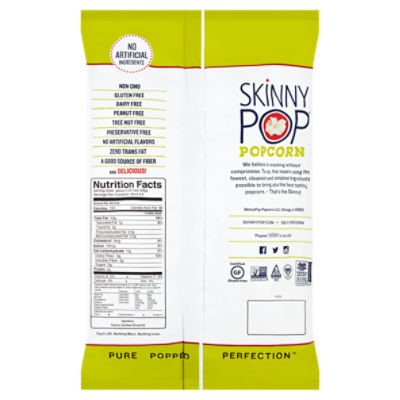 Skinny Pop Popcorn, 4.4 oz