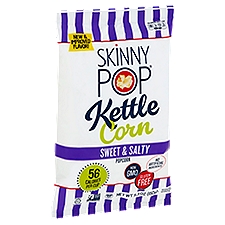 Skinny Pop Sweet & Salty Kettle Corn, Popcorn, 4.4 Ounce