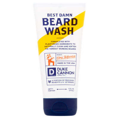 Duke Cannon Supply Co. Stock No. 096 Best Damn Beard Wash, 6 fl oz